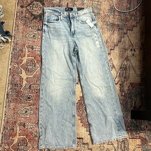 GAP High Rise Wide Leg size 27 in light wash
